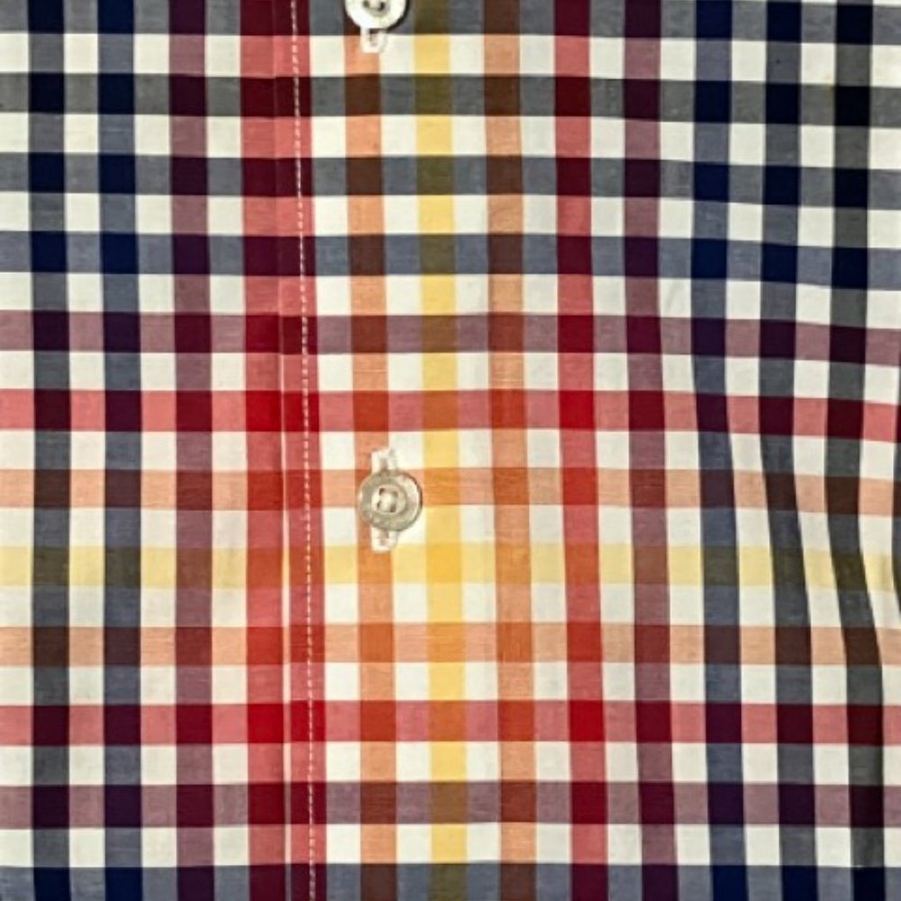 Toscano Colorful Plaid Shirt